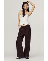 Maeve - Brooklin Corduroy High-Rise Wide-Leg Trousers - Lyst