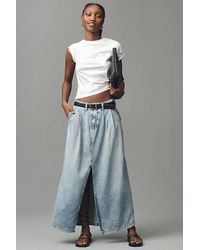 Pilcro - Slouchy Trouser Midi Skirt - Lyst