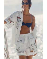 Celandine - Tapas Bar Embroidered Shorts - Lyst