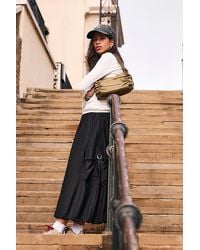 By Anthropologie - Midi Bubble Cargo Skirt - Lyst