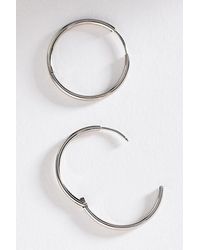 By Anthropologie - Water-Resistant Hoop Earrings - Lyst