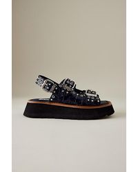 ASRA - Chunky Sabre Leather Sandals - Lyst