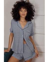 Eberjey - Short-Sleeve Shorts Pyjama Set - Lyst