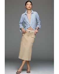 Maeve - The Colette Cargo A-Line Skirt By - Lyst