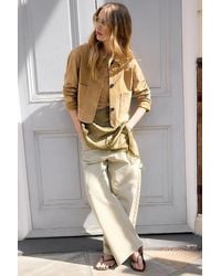 Blank NYC - Real Suede Crop Jacket - Lyst
