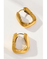 By Anthropologie - Water-Resistant Classic Huggie Earrings - Lyst