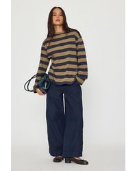 Damson Madder - Felix Twill Barrel Trousers - Lyst