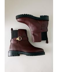 Barbour - Alexandra Leather Ankle Boots - Lyst