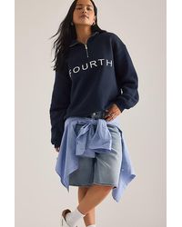 4th & Reckless - Laurel Half-Zip Sweatshirt - Lyst