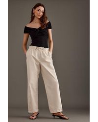 SELECTED - Yva High-rise Wide-leg Parachute Trousers - Lyst
