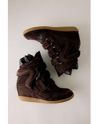 Bronx - Jaeyy Suede Wedge Trainers - Lyst