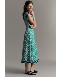 Maeve - Sleeveless Hanky-Hem Midi Dress - Lyst