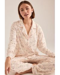 Wild Lovers - Celeste Floral Bow Pyjama Shirt - Lyst