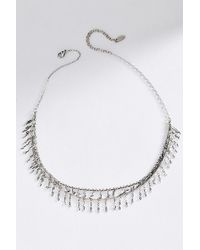 By Anthropologie - Chain Fringe Necklace - Lyst