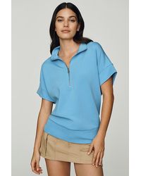 Varley - Ritchie 2.0 Quarter Zip Short-Sleeve Top - Lyst