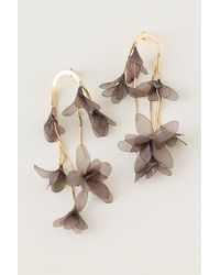 By Anthropologie - Flutter Flower Drop Earrings - Lyst