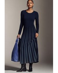 Mare Mare - Long-Sleeve Slim Knit Maxi Dress - Lyst