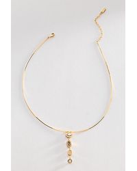 By Anthropologie - Stone Drop Pendant Necklace - Lyst
