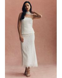 Mare Mare - Top & Maxi Skirt Lace Set - Lyst