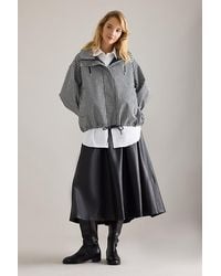 Barbour - Bronwyn Gingham Funnel-Neck Showerproof Jacket - Lyst