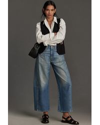 Pilcro - Heritage Curve Mid-rise Wide-leg Jeans - Lyst