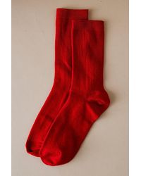 By Anthropologie - Ribbed Trouser Socks - Lyst