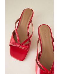 Flattered - Jordan Leather Kitten Heels - Lyst