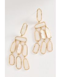 By Anthropologie - Colourful Stone Drop Earrings - Lyst