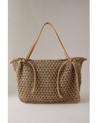 Dolce Vita - Ravello Raffia Shoulder Bag - Lyst