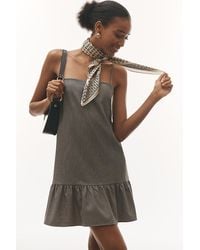 Maeve - Square-Neck Mini Shift Dress - Lyst