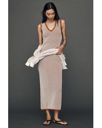 Varley - Albane Sleeveless Cotton Midi Dress - Lyst