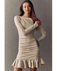 Daily Practice - Drop-Waist Long-Sleeve Mini Dress - Lyst