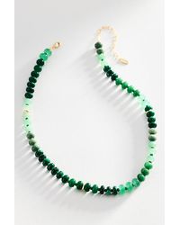 Anthropologie - Stone Necklace - Lyst