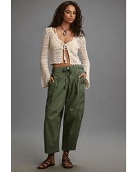 Pilcro - Slouchy Tapered Woven Trousers - Lyst