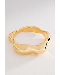 By Anthropologie - Scalloped Hinge Bangle Bracelet - Lyst