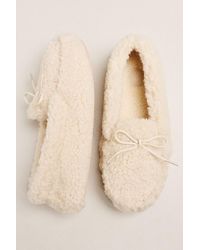 By Anthropologie - Sherpa Moccasin Slippers - Lyst