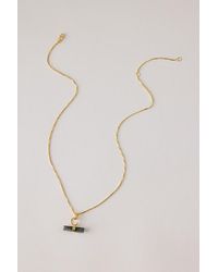 Rachel Jackson - Aventurine Disco T-Bar Necklace - Lyst
