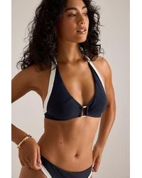 Chelsea Peers - Contrast Halter Bikini Top - Lyst