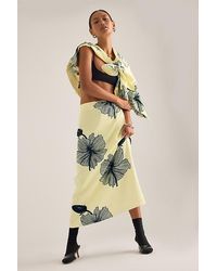OperaSPORT - Lone Floral Print Midi Skirt - Lyst