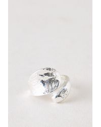 By Anthropologie - Hammered Wrap Ring - Lyst