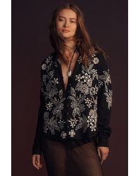 Pilcro - The Tavi Long-sleeve Blouse By : Embroidered Edition - Lyst