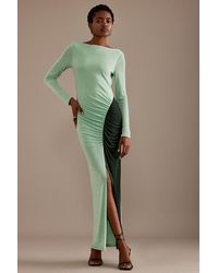 Significant Other - Caitlin Long-sleeve Ruched Maxi Dress - Lyst
