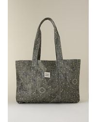 Damson Madder - Paisley Print Canvas Tote Bag - Lyst