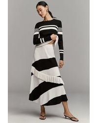 Maeve - Asymmetric Ruffle Maxi Skirt - Lyst