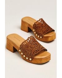 By Anthropologie - Woodbottom Mule Heels - Lyst