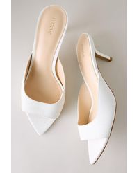 Maeve - Point Toe Mule Heels - Lyst