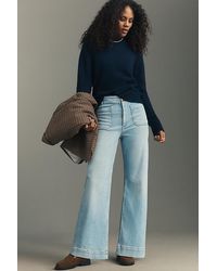 Maeve - The Colette Full-Length Wide-Leg Jeans By - Lyst