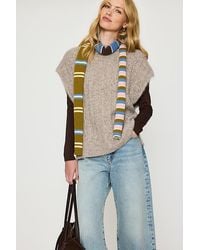 By Anthropologie - Mixed Stripe Skinny Scarf - Lyst
