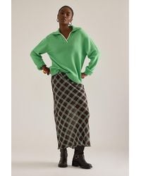 ALIGNE - Yvonne Semi-Sheer Midi Skirt - Lyst