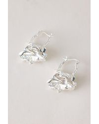 By Anthropologie - Hammered Hoop Earrings - Lyst